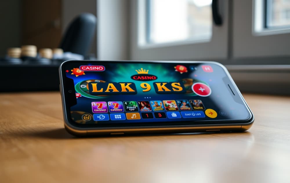 Hugo Casino logo med spilleautomater